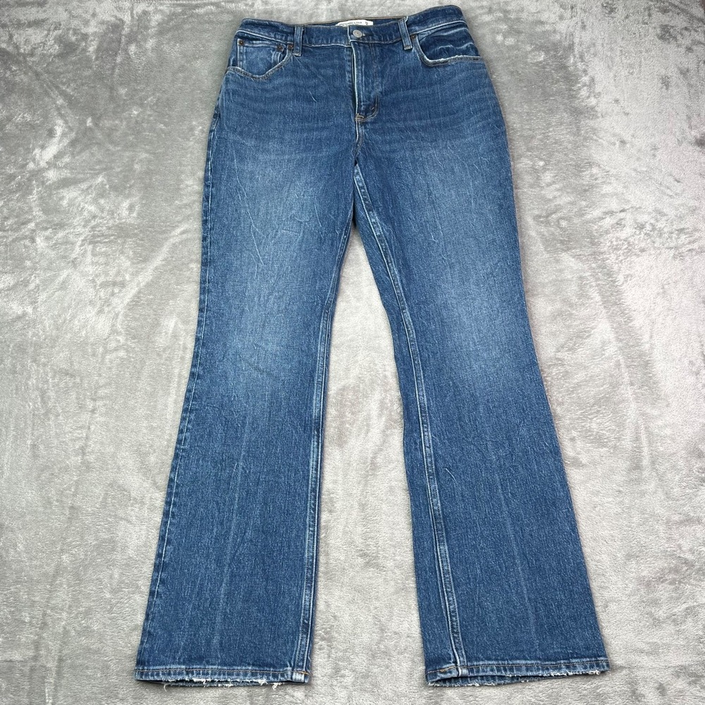 Abercrombie & Fitch Blue Flare Jeans size 29 Short
